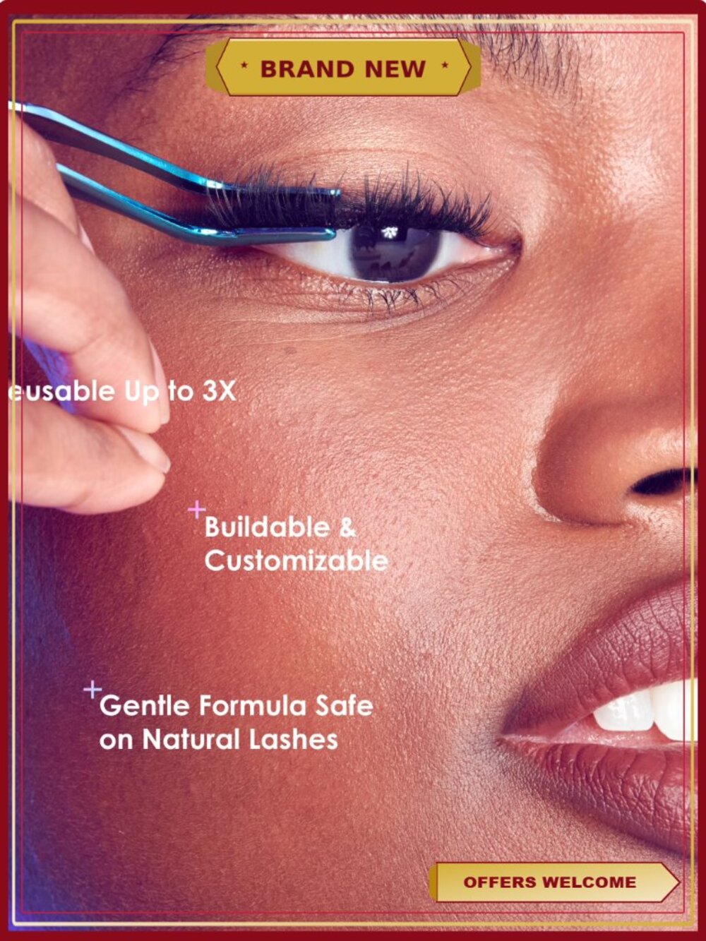 Clear Band Lash Extension Kit, 36 Clusters, Natural Look - Picture 7 of 8